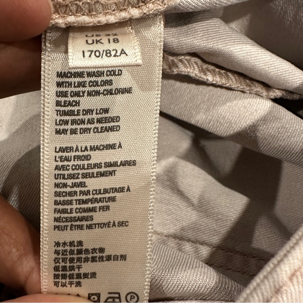 {preloved} We The Free Cream Flare Jeans - Picture 6 of 8